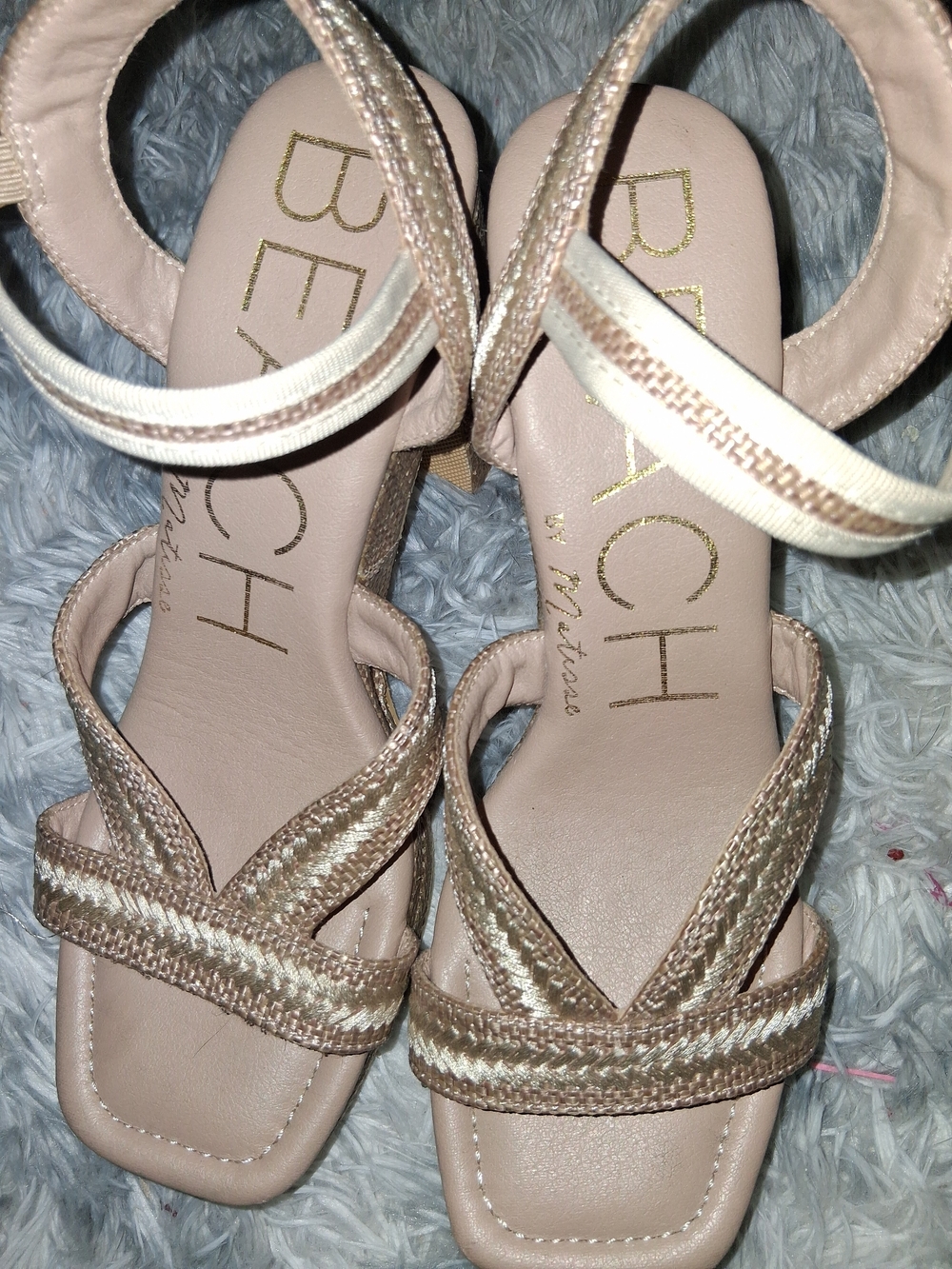 Blush Strappy Sandals